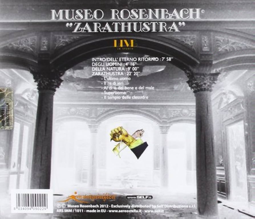 Zarathustra Live In Studio: Museo Rosenbach: Amazon.it: CD e